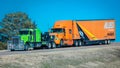 MARCH 8, 2017, NEBRASKA - Tow truck for semi, Allied, Grand Island, Nebraska off Interstate