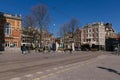 March 20, 2020, the Netherlands, Holland, Amsterdam - the almost empty capital suffering from the Covid-19 pandemy Royalty Free Stock Photo