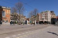 March 20, 2020, the Netherlands, Holland, Amsterdam - the almost empty capital suffering from the Covid-19 pandemy Royalty Free Stock Photo