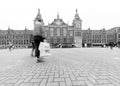 March 19, 2020, the Netherlands, Holland, Amsterdam - the almost empty capital suffering from the Covid-19 pandemy which is