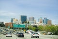 March 26, 2017 Oakland/CA/USA - View of Oakland skyline Royalty Free Stock Photo