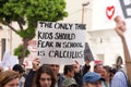 March for Our Lives Los Angeles Event Royalty Free Stock Photo