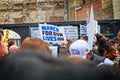 March for Our Lives movement`s march in Downtown Los Angeles Royalty Free Stock Photo