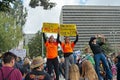 March for Our Lives movement`s march in Downtown Los Angeles Royalty Free Stock Photo