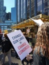 Change Gun Laws, Change Congress, March for Our Lives, Protest, NYC, NY, USA Royalty Free Stock Photo
