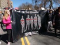 Change, Never Again, March for Our Lives, Protesting Gun Violence, NYC, NY, USA Royalty Free Stock Photo