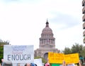 March for our Lives rally in Austin, Texas Royalty Free Stock Photo