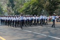 March past of India`s National Service Scheme cadets