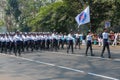 March past of India`s National Service Scheme cadets