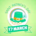 17 March Patricks Day green