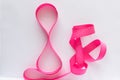 8 March pink matte tape Royalty Free Stock Photo