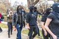 MARCH 3, 2018, PRO-TRUMP RALLY, AUSTIN TEXAS -Pro-Trump Activists and Masked Anti-Trump protestors. -, BorderInternational