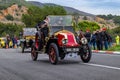 MARCH 2018: Renault AX, 60 Th edition international vintage car rallye Barcelona Sitges Royalty Free Stock Photo