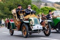 MARCH 2018: Renault AX, 60 Th edition international vintage car rallye Barcelona Sitges Royalty Free Stock Photo