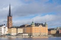 March on Riddarholmen Island Knights` Island. Stockholm