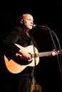 MARCH, 2009, Rijkevorsel, BELGIUM: Live performance of singer songwriter Frank Vander Linden