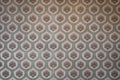 Vintage wallpaper in the room of an old house Royalty Free Stock Photo