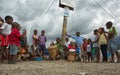 Garifuna children in Sambo Creek Honduras