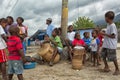 Young garifuna boys in Sambo Creek Honduras