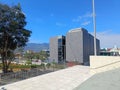 March 15 2023 - San Jose, Costa Rica, Central America: View of the outside of Plaza de la Democracia