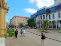 March 16 2023 - San Jose, Costa Rica: City Life around the area of Plaza Juan Rafael Mora