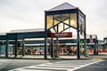 March 31, 2019 San Rafael / CA / USA - San Rafael transit center in north San Francisco bay area, Marin county