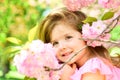 8 march. Small child. Natural beauty. Childrens day. Springtime. weather forecast. Summer girl fashion. Happy childhood Royalty Free Stock Photo