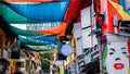 2019 March 1st, Singapore, Haji Lane - People are shopping and walking in the famous small street in the City