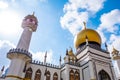 2019 March 1st, Singapore, View of Masjid Sultan in a beautiful day