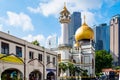 2019 March 1st, Singapore, View of Masjid Sultan in a beautiful day