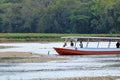 March 6 2023 - Tarcoles, Costa Rica: People enjoy a wildlife Excursion by boat on Rio Tarcoles