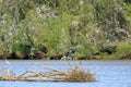 March 6 2023 - Tarcoles, Costa Rica: People enjoy a wildlife Excursion by boat on Rio Tarcoles