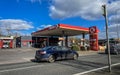 Circle K fuel station displaying record high prices for petrol and diesel since the conflict in Ukraine began Royalty Free Stock Photo