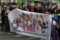 March 8th International Women`s Feminist Fighting Day in Zurich, Switzerland 2020