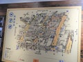 20 March 2019 - Tianzifang market rout map in gallery, French concession, Shanghai, China
