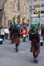 17 March, 2024: Toronto, Canada - Toronto' s Annual St. Patrick' s Day Parade Royalty Free Stock Photo