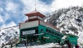 March 2018 Tsongo passenger ropeway, Sikkim, India. March 2018 Royalty Free Stock Photo