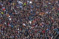 MARCH 24, 2018: Washington, D.C. Hundreds of thousands gather on Pennsylvania Avenue, NW in . Usa, march Royalty Free Stock Photo