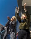 MARCH 24, 2018: Washington, D.C. hundreds of thousands protest against NRA on Pennsylvania Avenue. Florida, douglas Royalty Free Stock Photo