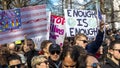 MARCH 24, 2018: Washington, D.C. hundreds of thousands protest against NRA on Pennsylvania Avenue. Florida, voice Royalty Free Stock Photo