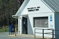 Small town American post office in Danese, West Virginia