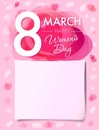 Happy Womens day 8 march flyer