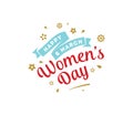 8 March. Womens day background.