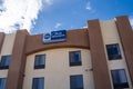 Yucca Valley, CA: Exterior view of a Best Western Joshua Tree Inn and Suites hotel in the California desert