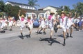 Marchers Dancing in July 4th Parade, Pacific Palisades, California