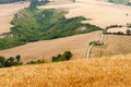 Marches (Italy) - Landscape at summer Royalty Free Stock Photo