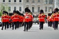 Marching Band of the Coldstream Guards Royalty Free Stock Photo