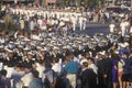 Marching Band in Parade, United States Naval Academy, Annapolis, Maryland Royalty Free Stock Photo