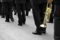 Marching Band Trumpeter Royalty Free Stock Photo