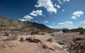 Marching clouds over Little Book Cliffs Wild Horse Range near Grand Junction Colorado